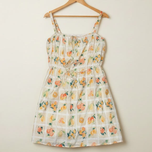 Abercrombie & Fitch Floral Mini Dress - fruit print - Picture 3 of 6